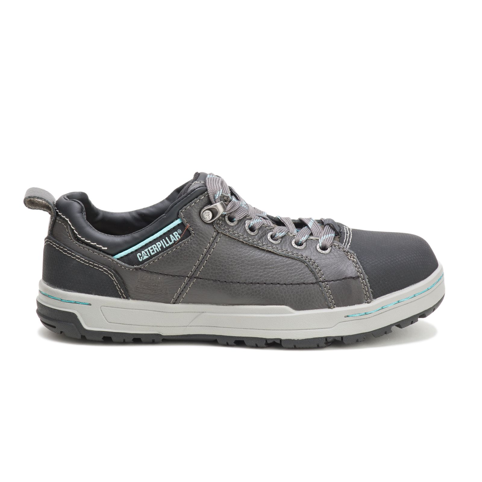 Caterpillar Steel Toe Boots UAE - Caterpillar Brode Steel Toe Womens - Dark Grey/Mint PIAXQN325